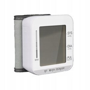 Przenośny pulsoksymetr nadgarstkowy biały